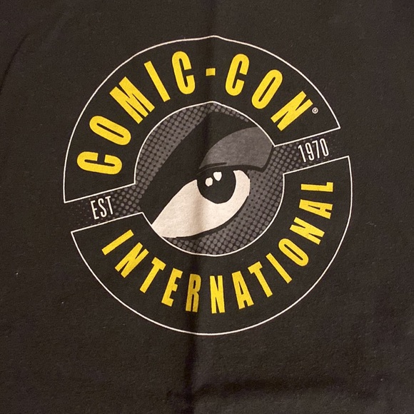 COMIC-CON INTERNATIONAL San Diego UNISEX Black Shirt - Picture 2 of 7